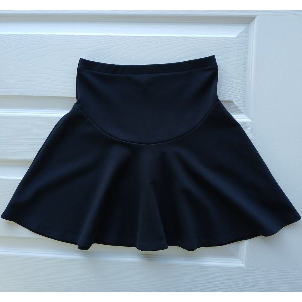 UO Silence+Noise black mini skirt XS repaired preppy goth A-line dark academia - Picture 3 of 9